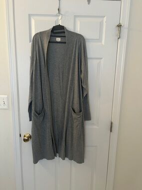 a new day Gray Open Front Cardigan